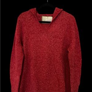 Lane Bryant Deep Red Knit Top knitted hoodies